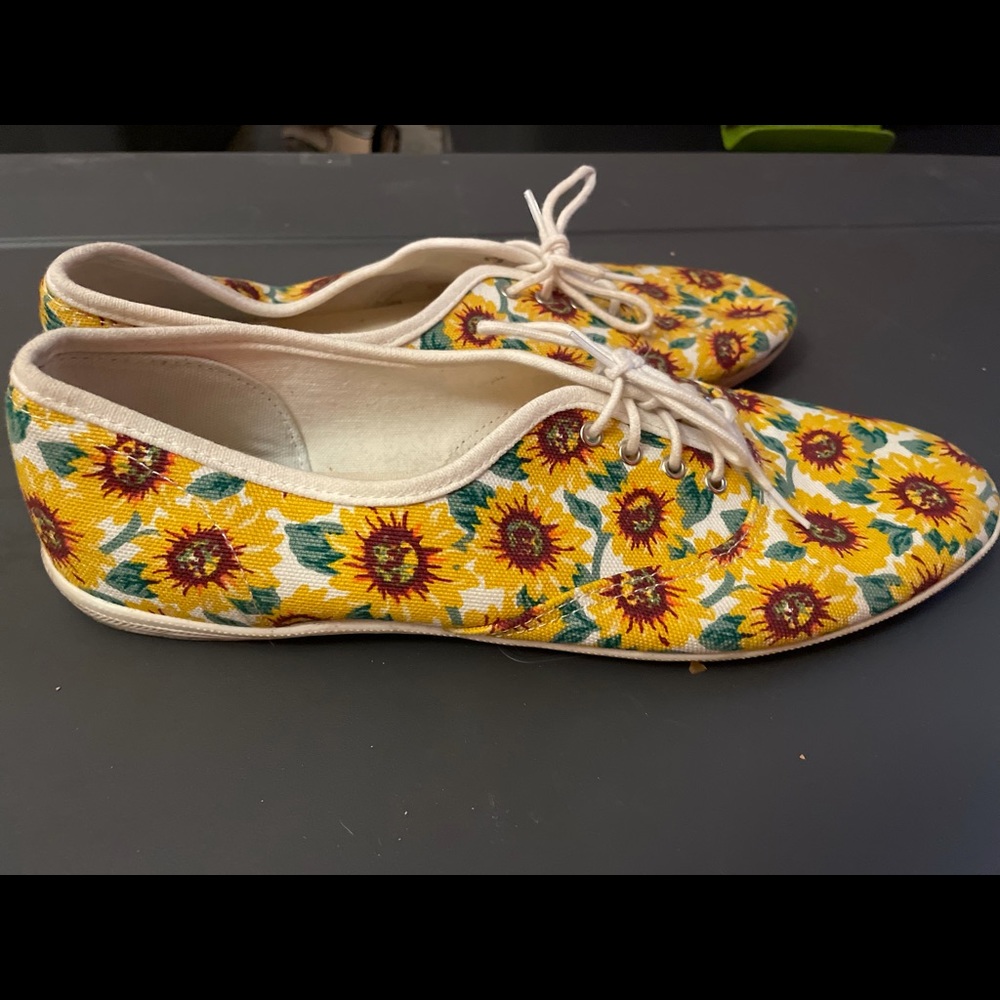 Sunflower Sneakers Shoes Size 13 Women 11 Men American Apparel